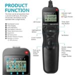 Cable de control remoto con temporizador LCD Aputure AP-TR3N para Nikon D5100, D3100, D7000, D5000, D90 - Imagen 3