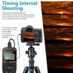 Cable de control remoto con temporizador LCD Aputure AP-TR3N para Nikon D5100, D3100, D7000, D5000, D90 - Imagen 5