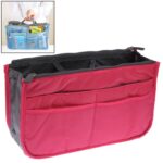Espesar el bolso cosmético multifuncional portátil de la cremallera doble, bolso del almacenamiento en bolso - Imagen 2