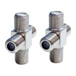 100 PCS 1 F Hembra a 3 F Hembra Jack 4 Way F Splitter TV Coax Adaptador Conector - Imagen 2