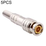 5 PCS Solder sin cobre macho a hembra Conector BNC