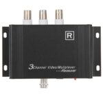 Transmisor y receptor multiplexor de 3 canales (negro) - Imagen 4