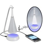 Sensor Táctil + Mini Altavoz Bluetooth V4.0, With Bluetooth Speaker/White