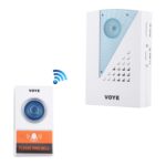 Timbre inalámbrico con control remoto de música en casa VOYE V001A con 38 sonidos de polifonía