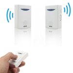 Voye V006B2 Control remoto inalámbrico Campana de la puerta del timón con doble receptor (blanco) - Imagen 2