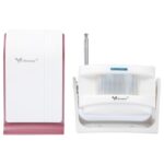 Timbre de puerta inalámbrico por inducción humana YD-03-K01 CC, enchufe UE
