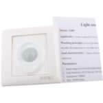 Interruptor de sensor de luz de movimiento de pared G001 (blanco) - Imagen 5