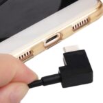 Cable conector de datos de ángulo recto USB a USB-C / tipo C de 30 cm para DJI SPARK / MAVIC PRO / Phantom 3 y 4 / Inspire 1 y 2 - Imagen 4