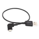 Cable conector de datos de ángulo recto USB a Micro USB de 30 cm para DJI SPARK / MAVIC PRO / Phantom 3 y 4 / Inspire 1 y 2