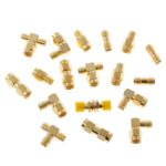 18 PCS / Set SMA Macho Hembra Kit de conector Antena Enchufe Convertidor Conjunto de adaptador coaxial - Imagen 3