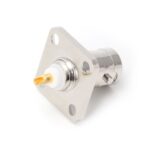 Chasis de panel de conector hembra BNC de 4 bridas - Imagen 2