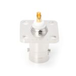 Chasis de panel de conector hembra BNC de 4 bridas - Imagen 3