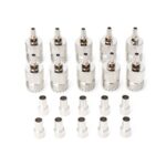 10 juegos de adaptador Coaxial de conector RF prensado con conector hembra UHF para 5mm160;RG58160;RG142 /160;3D-FB160;Cable - Imagen 2