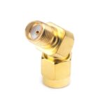 SMA macho a SMA hembra 45 grados 135 grados FPV conector adaptador cónico - Imagen 4