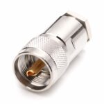 Adaptador de abrazadera UHF macho PL259 - Imagen 2
