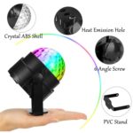 YouOKLight YK2278 3W Iluminación de DJ de fiesta activada por sonido RBG Bola de discoteca Lámpara estroboscópica Luz de escenario Par con 7 modos, sin control remoto - Imagen 3