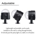 YouOKLight YK2278 3W Iluminación de DJ de fiesta activada por sonido RBG Bola de discoteca Lámpara estroboscópica Luz de escenario Par con 7 modos, sin control remoto - Imagen 4