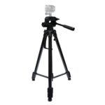 Trípode en vivo L-3600 con cardán de amortiguación tridimensional Placa de liberación rápida desmontable Ajuste de altura 62-170 cm para proyector de luz en vivo de cámara SLR (negro) - Imagen 4