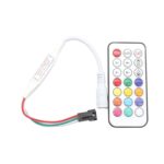 Controlador LED RGB con control remoto RF de 21 teclas para tira de LED WS2812B WS2811