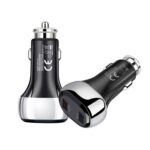 YSY-312 18W Portable QC3.0 Dual USB Teléfonos móviles y Tablet PC Cargador de coche universal, Car Charger