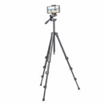 Yunteng VCT-618 Soporte de trípode de aluminio con cabeza de amortiguación - Imagen 4