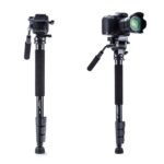 Yunteng VCT-558 Cámara MONOPOD + CABE DE PAN DE FLUIDO + TITULARIO DE UNIPOD