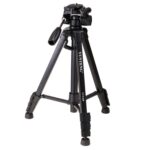 Yunteng VCT-668 Soporte de trípode de aleación de aluminio para cabeza de amortiguación tridimensional - Imagen 2