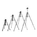 Yunteng VCT-668 Soporte de trípode de aleación de aluminio para cabeza de amortiguación tridimensional - Imagen 3