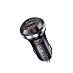P28 USB-C PD30W + QC3.0 18W Cargador de coche de doble puerto USB, P28 (Black)