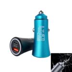 P20 38W PD3.0 20W + QC3.0 USB Cargador de coche con martillo de seguridad, P20 (Blue)