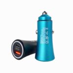 P20 38W PD3.0 20W + QC3.0 USB Cargador de coche con martillo de seguridad, P20 (Blue) - Imagen 2