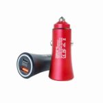 P20 38W PD3.0 20W + QC3.0 USB Cargador de coche con martillo de seguridad, P20 (Red) - Imagen 2