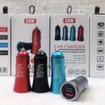 P20 38W PD3.0 20W + QC3.0 USB Cargador de coche con martillo de seguridad, P20 (Blue) - Imagen 8