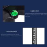 Yunteng VCT-3000 trípode profesional de aluminio para cámara con cabezal panorámico - Imagen 5