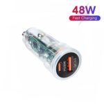 P35 48W PD30W+QC3.0 18W USB Transparente Coche Carga Rápida, P35 (Transparent) - Imagen 2
