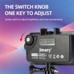 JMARY FM-72RGB Fotografía de buceo recargable RGB IPX8 Cámara impermeable LED Luz de relleno - Imagen 5