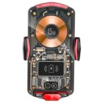 Soporte de teléfono de sujeción automática para coche A6 Cargador inalámbrico magnético de 15 W, A6 (Red) - Imagen 2