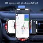Soporte de teléfono de sujeción automática para coche A6 Cargador inalámbrico magnético de 15 W, A6 (Orange) - Imagen 4