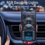 Soporte de teléfono de sujeción automática para coche A6 Cargador inalámbrico magnético de 15 W, A6 (Orange) - Imagen 7