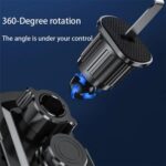 Soporte de teléfono de sujeción automática para coche A6 Cargador inalámbrico magnético de 15 W, A6 (Orange) - Imagen 8