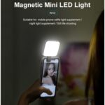 VLOGLITE W42 Portátil Magnético Mini LED Luz de relleno Luz recargable para selfies Luz de teléfono portátil - Imagen 3