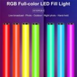 VLOGLITE W150RGB-II con pantalla LCD Luz de vídeo RGB Luz de mano palo de luz LED para vídeo - Imagen 2