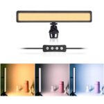 VLOGLITE WS66 LED Webcam Streaming Lights Video Conferencia Iluminación Luz para computadora portátil con trípode