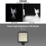 VLOGLITE W49 Fotografía Teléfono celular Transmisión en vivo Luces de belleza Mini luz de relleno Luz de cámara LED - Imagen 3