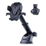 D39 + 105 con clip para rejilla de ventilación Base de ventosa brazo telescópico abrazadera automática soporte para teléfono de coche