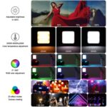 VLOGLITE T64RGB Mini luz de belleza de bolsillo Luz de relleno RGB portátil Luz de relleno de vídeo para cámara de teléfono móvil - Imagen 5