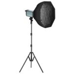 VLOGLITE P100 Luz de relleno de vídeo para fotografía profesional Luz LED COB brillante de alta potencia de 100W, UK Plug - Imagen 2