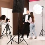 VLOGLITE P100 Luz de relleno de vídeo para fotografía profesional Luz LED COB brillante de alta potencia de 100W, UK Plug - Imagen 8