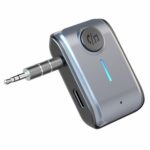 Con entrada tipo C Ranura para tarjeta TF Receptor Bluetooth para automóvil AUX manos libres