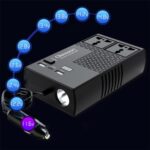12V a 220V Coche de alta potencia 200W Toma de corriente Cargador de coche Encendedor de cigarrillos Inversor de coche - Imagen 5